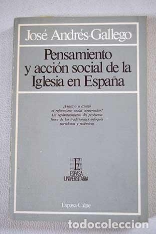 Libros: Pensamiento y acci&oacute;n social de la Iglesia en Espa&ntilde;a