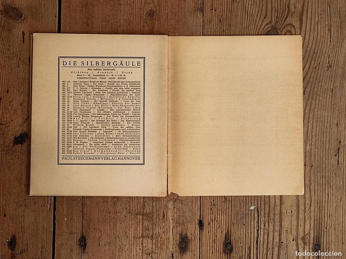 Libros: EXPRESSIONISMUS. Eine Zeitstudie von Heinrich Vogeler. - VOGELER, Heinrich. - Foto 3