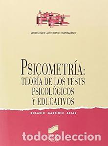 Libros: Psicometr&iacute;a - Mar&iacute;a del Rosario Mart&iacute;nez Arias