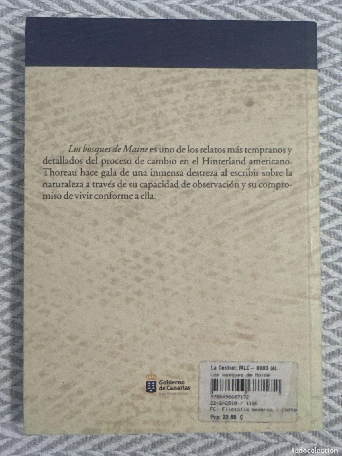 Libros: Los bosques de Maine - Henry David Thoreau - Foto 3