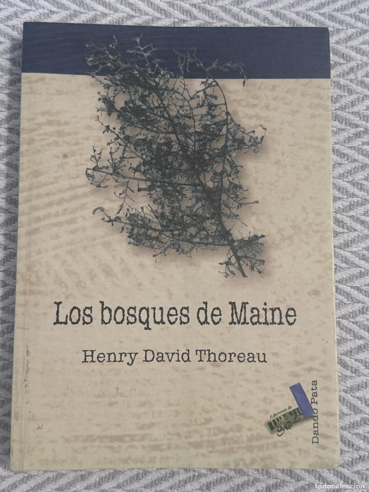 Libros: Los bosques de Maine - Henry David Thoreau