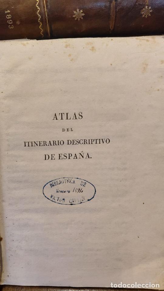 Libros: ATLAS DEL ITINERARIO DESCRIPTIVO DE ESPA&Ntilde;A. - (LABORDE, Alexandre)