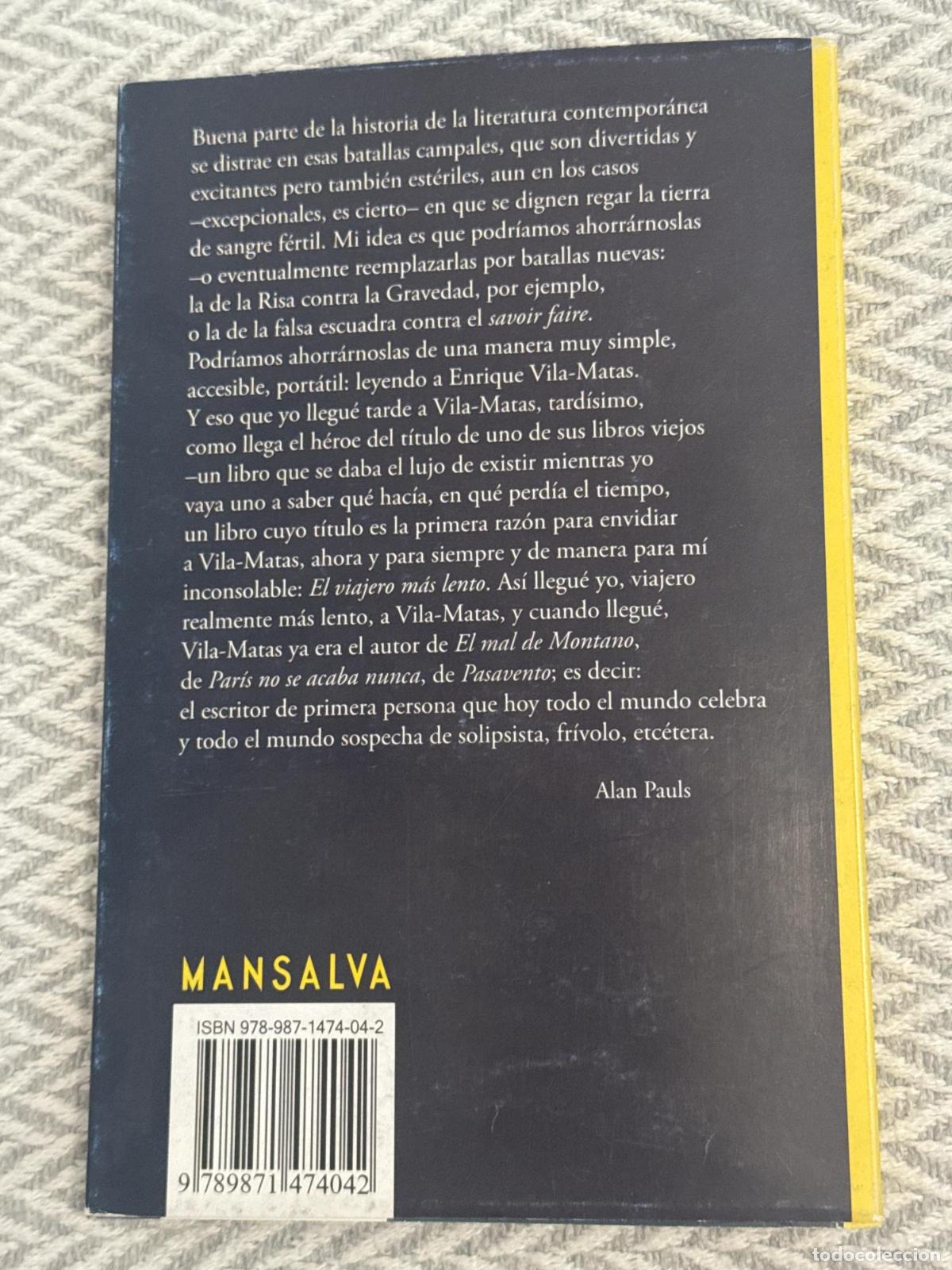 Libros: Y pasavento ya no estaba - Enrique Vila-Matas - Foto 3