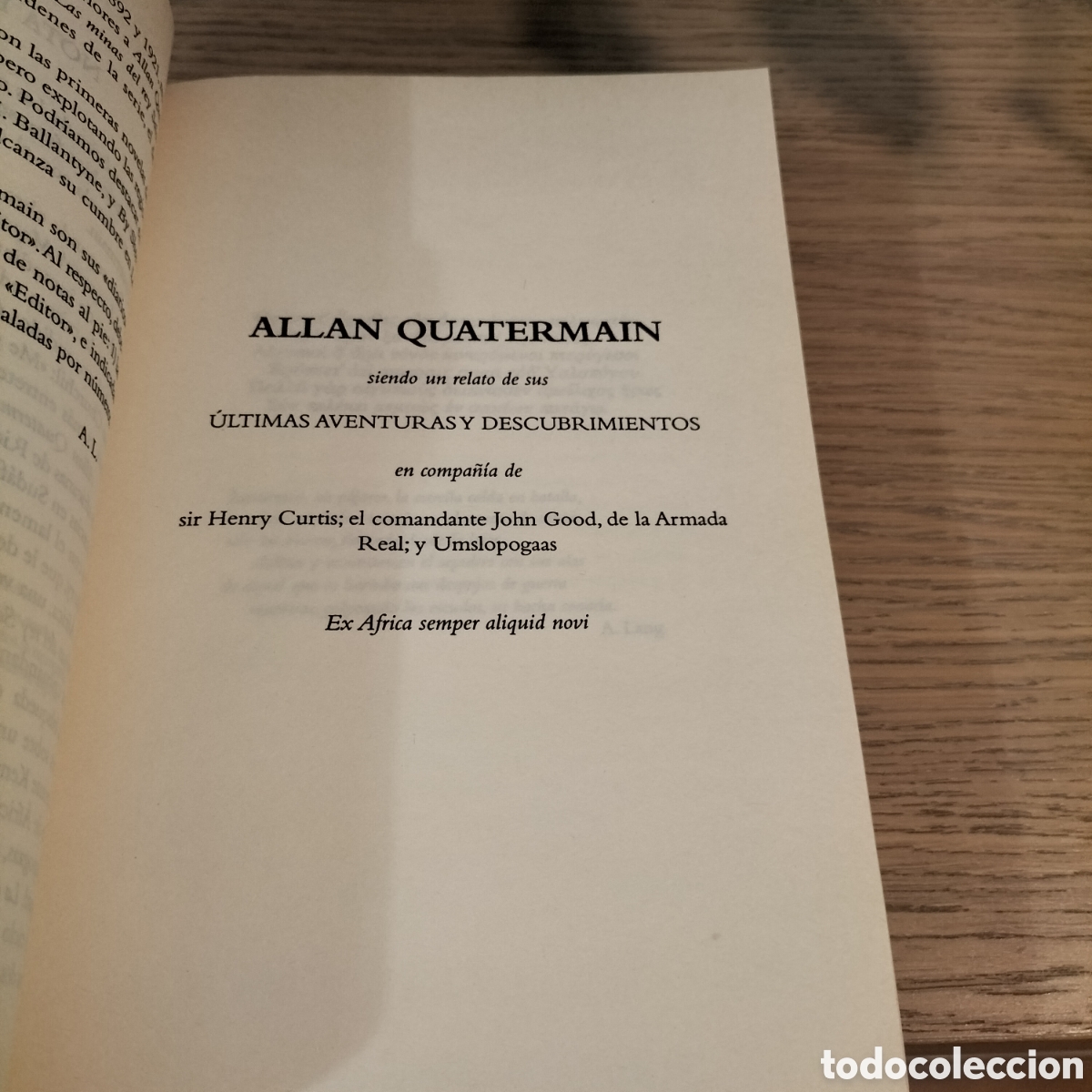 Libros: ALLAN QUATERMAIN - H. RIDER HAGGARD - EDICIONES ABRAXAS - Foto 4