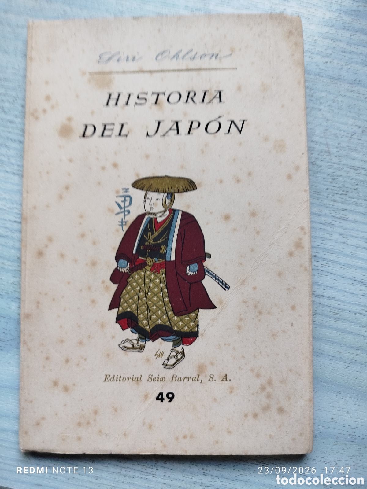 Libros: Seix barral.hidtoria de japon 1946