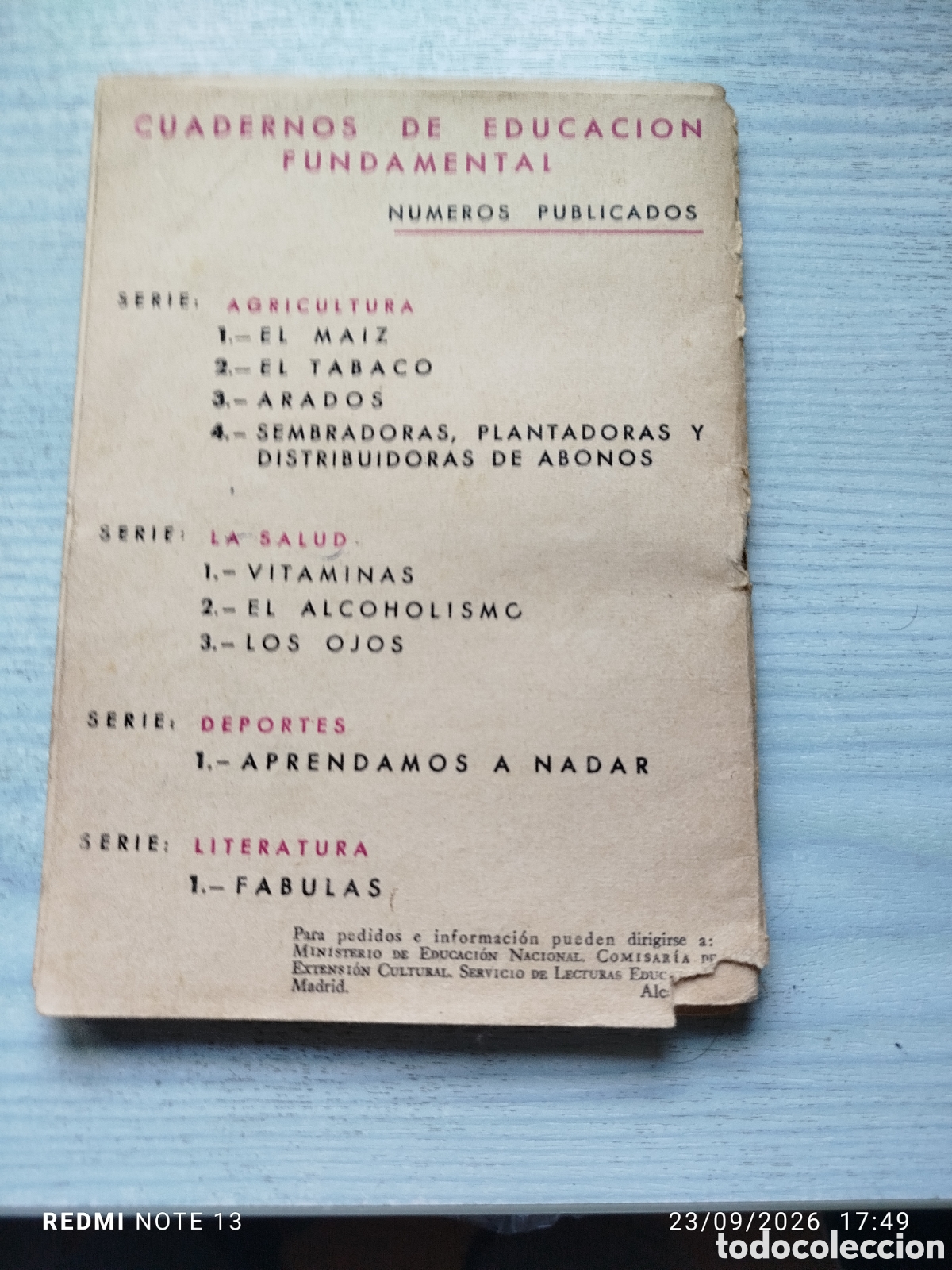 Libros: Cuaderno de educaci&oacute;n fundamental.fabulas - Foto 2