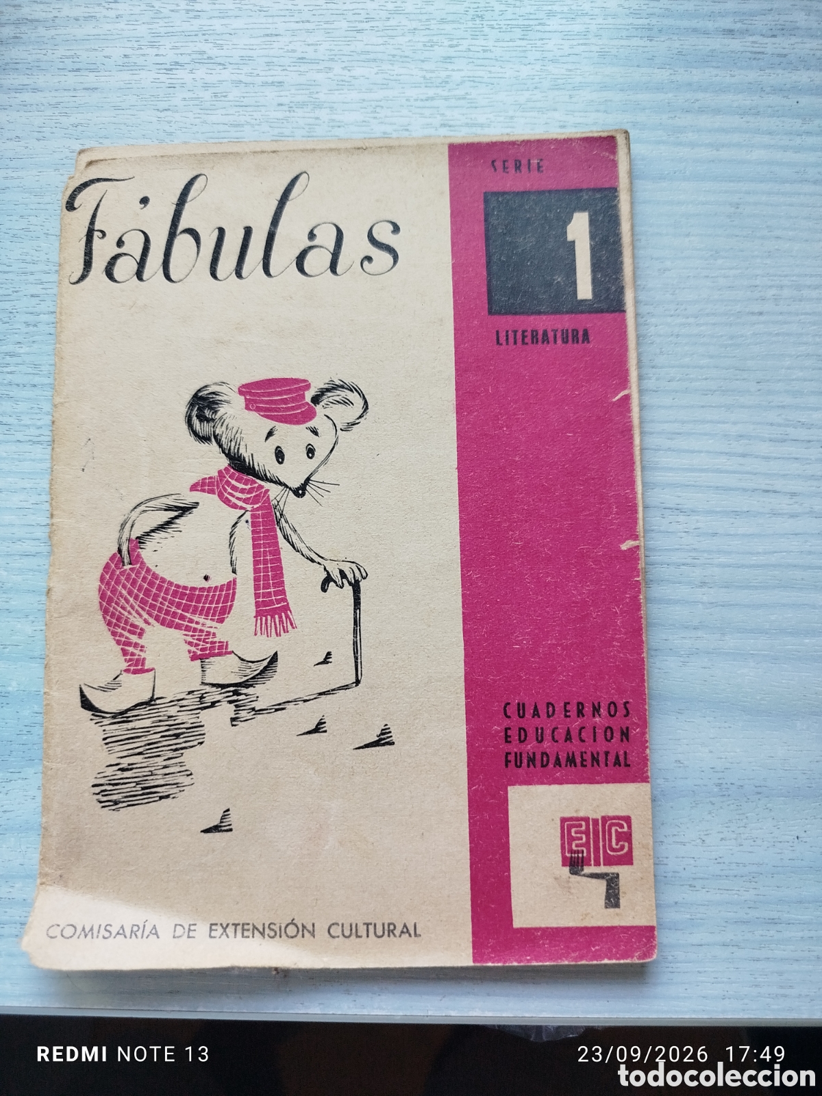 Libros: Cuaderno de educaci&oacute;n fundamental.fabulas