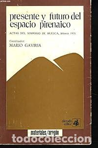 Libros: Presente y futuro del espacio pirenaico - Actas del simposio de huesca febrero 1976 - Gaviria Mario