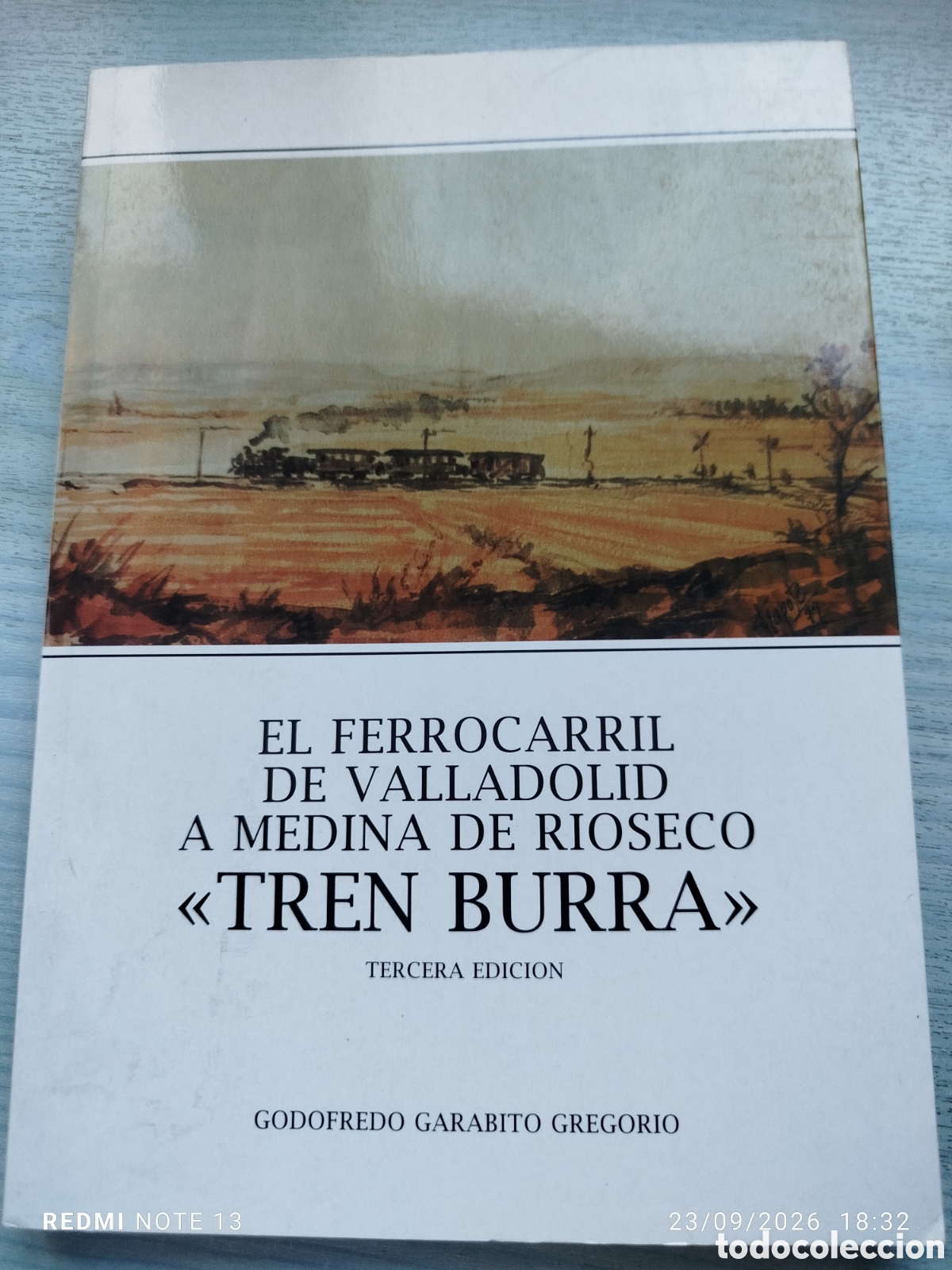 Libros: El ferrocarril de Valladolid a medina de rioseco.tren burra