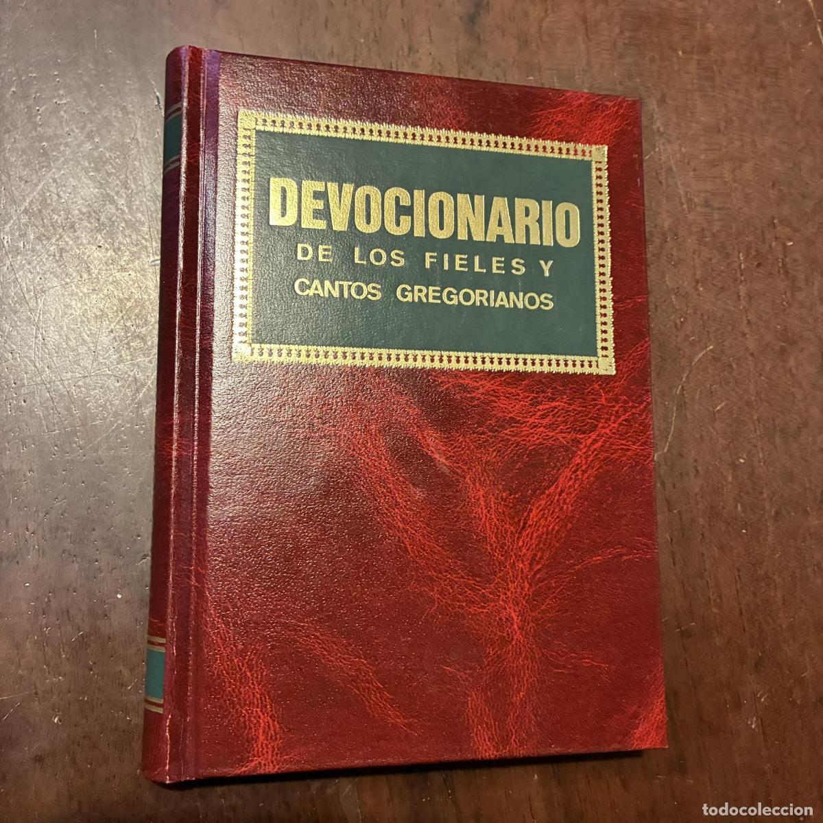 Libros: Devocionario de los fieles y cantos gregorianos - Manuel Agudo Gimena