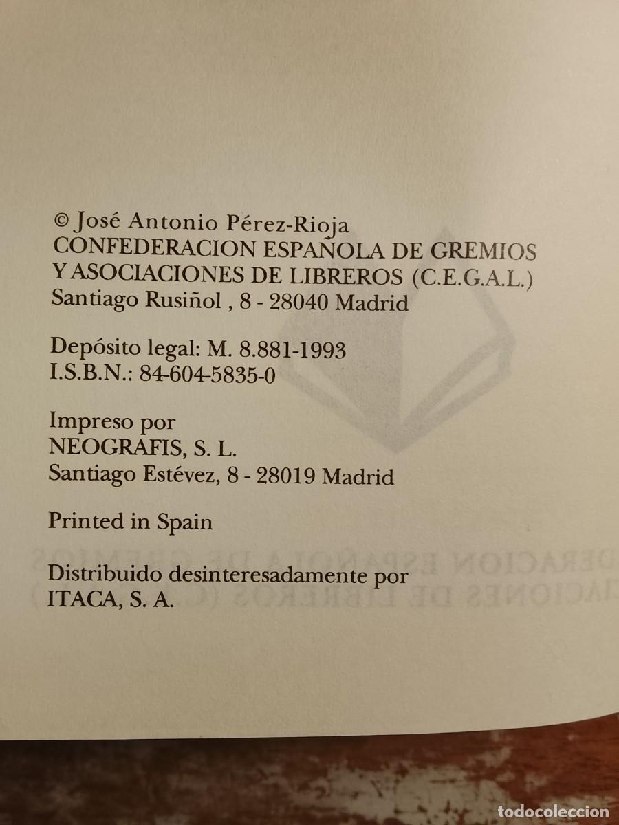 Libros: Leer para vivir. Jos&eacute; Antonio P&eacute;rez-Rioja - Foto 3
