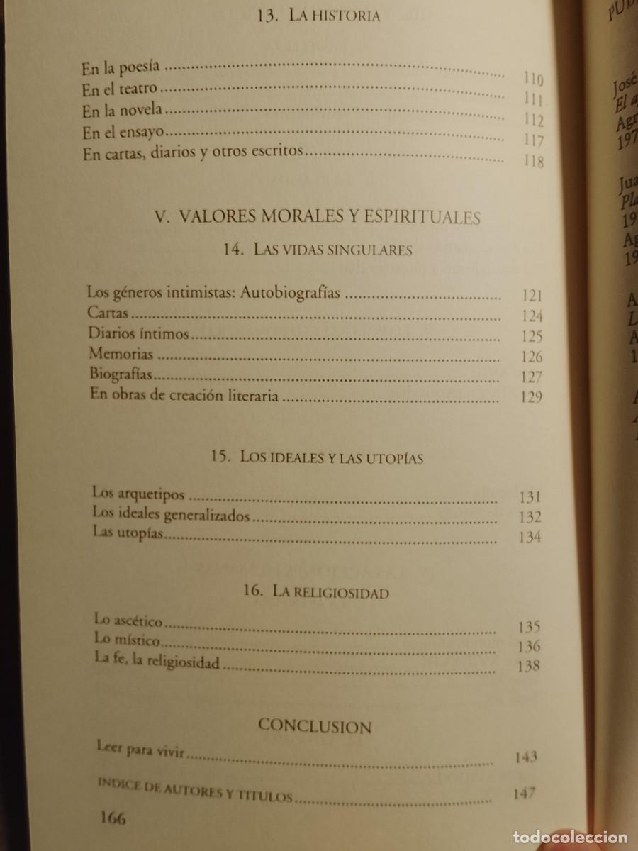 Libros: Leer para vivir. Jos&eacute; Antonio P&eacute;rez-Rioja - Foto 7