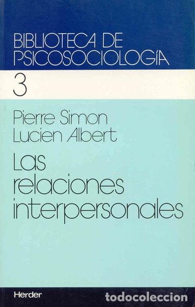 B&uuml;cher: Las relaciones interpersonales- 9788425407628