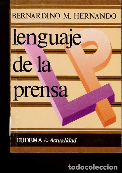 Libros: Lenguaje de la prensa- 9788477540663