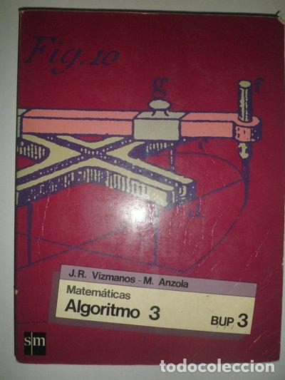 Libros: Algoritmo 3 BUP- 9788434830288
