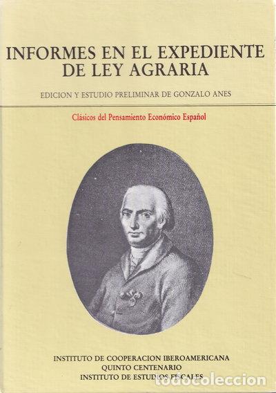 Libros: Informes en el expediente de ley agraria- 9788471968791