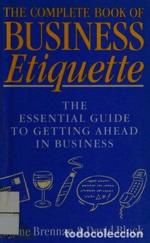 books: The Complete Book of Business Etiquette- 9780749911485