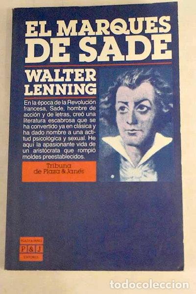 Libros: El Marqu&eacute;s de Sade- 9788401450846
