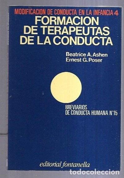 Libros: Formaci&oacute;n de terapeutas de la conducta- 9788424202736 - Foto 1
