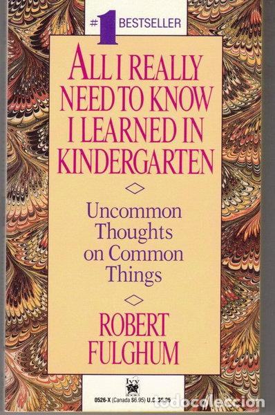 Livros em segunda m&atilde;o: All I Really Need to Know I Learned in Kindergarten- 9780804105262