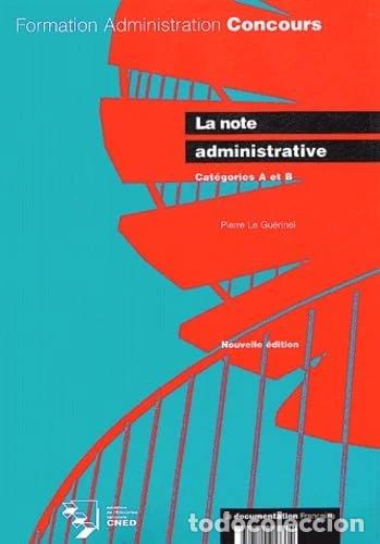 Libri di seconda mano: La note administrative: Cat&eacute;gorie A et B- 9782110053374