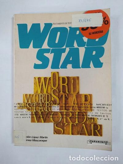 Libri di seconda mano: Wordstar. Tratamiento de textos- 9788428315791