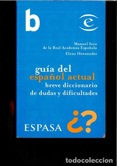 Libros: Gu&iacute;a del espa&ntilde;ol actual- 9788423922109