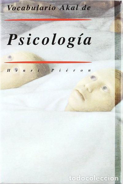 Libros: Vocabulario Akal de Psicolog&iacute;a- 9788446002383