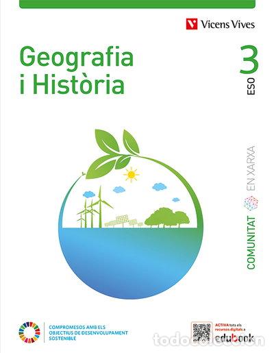 Livros em segunda m&atilde;o: Geografia i Hist&ograve;ria 3 (Comunitat en xarxa)- 9788468285849