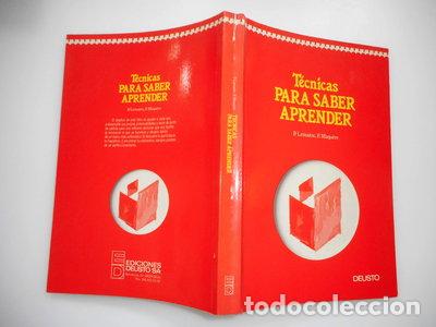 books: T&eacute;cnicas para saber aprender- 9788423406807