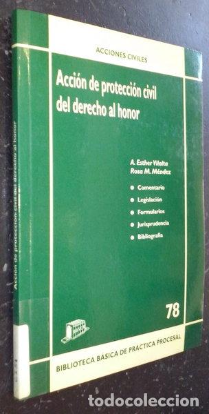 books: Acci&oacute;n de protecci&oacute;n civil del derecho al honor- 9788476764534