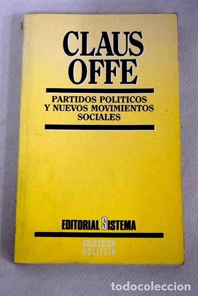books: Partidos pol&iacute;ticos y nuevos movimientos sociales- 9788486497200