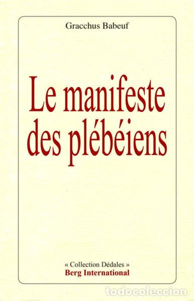 Libros: Le manifeste des pl&eacute;b&eacute;iens- 9782370201188 - Foto 1