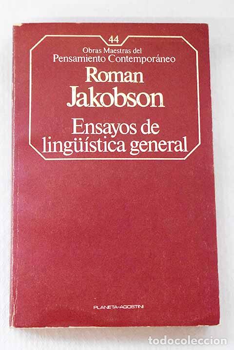 Libros: Ensayos de lingu&iacute;stica general.- Jakobson, Roman