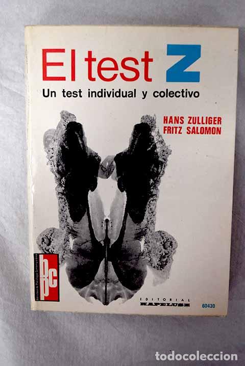 Libros: El test Z: un test individual y colectivo.- Zulliger, Hans