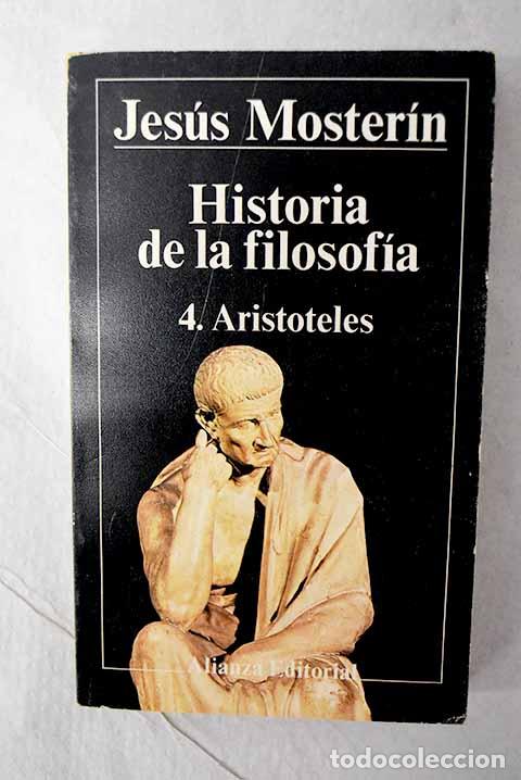 books: Historia de la filosof&iacute;a, tomo IV.- Moster&iacute;n, Jes&uacute;s
