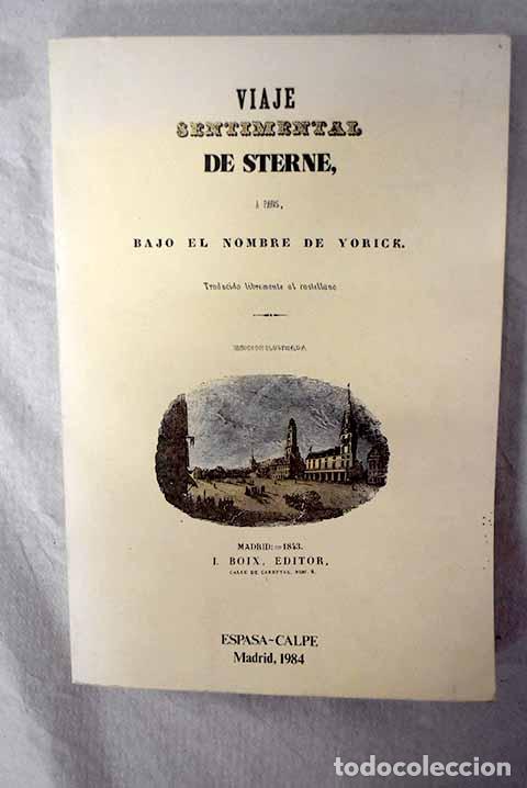 B&uuml;cher: Viaje sentimental: Sterne, Laurence.- Sterne, Laurence