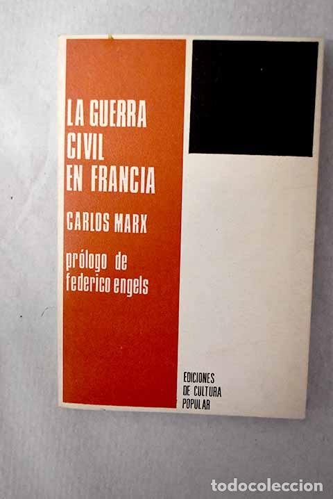 books: La guerra civil en Francia.- Marx, Karl