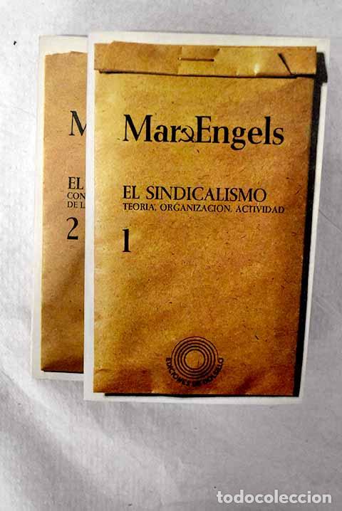 books: El sindicalismo: Marx, Karl.- Marx, Karl