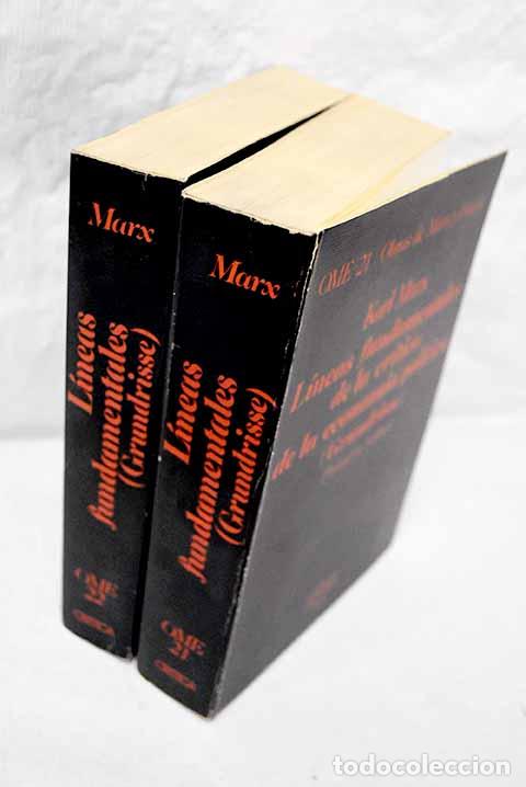 Livres: L&iacute;neas fundamentales de la cr&iacute;tica de la econom&iacute;a pol&iacute;tica: ( Grundrisse ).- Marx, Karl
