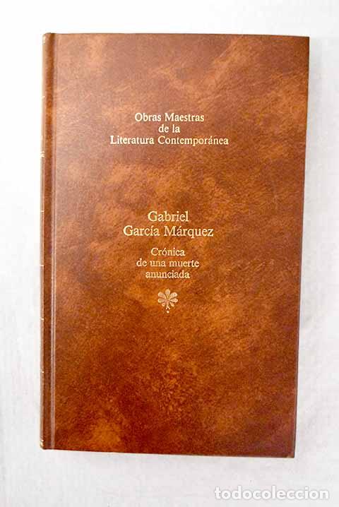 books: Cr&oacute;nica de una muerte anunciada.- Garc&iacute;a M&aacute;rquez, Gabriel