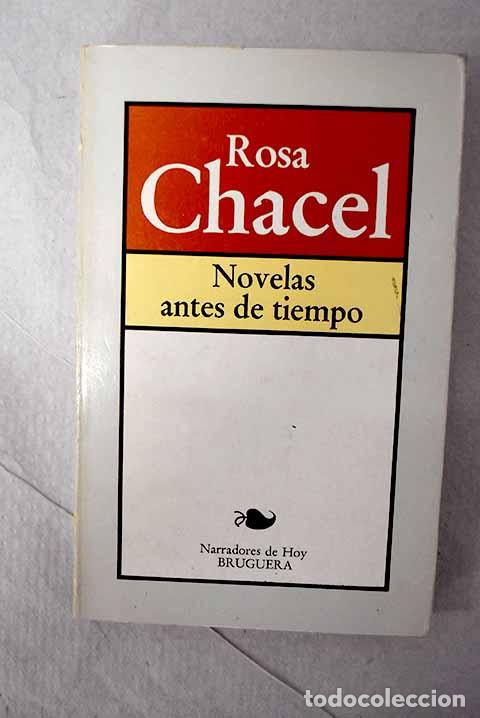 books: Novelas antes de tiempo.- Chacel, Rosa