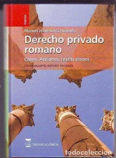 Libros: Derecho privado romano- 9788496062504