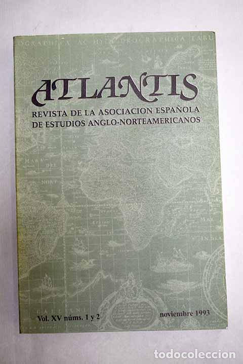 Livros em segunda m&atilde;o: Atlantis, vol. XV, n&ordm;s 1 y 2