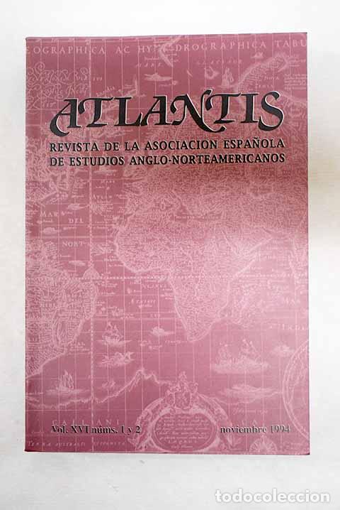 Libros: Atlantis, vol. XVI, n&ordm;s 1 y 2 - Foto 1