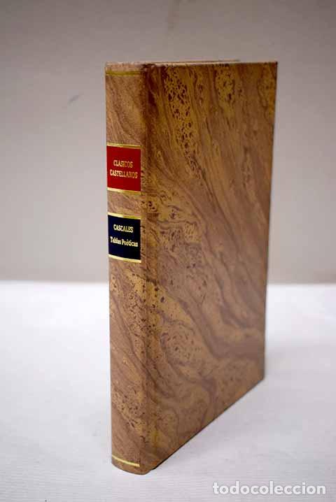Libros: Tablas po&eacute;ticas: Cascales, Francisco.- Cascales, Francisco