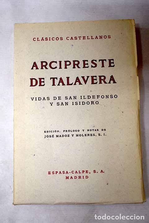 Libros: Vidas de San Ildefonso y San Isidoro.- Mart&iacute;nez de Toledo, Alfonso