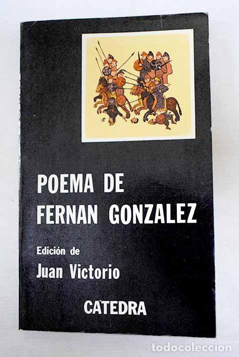 Libros: Poema de Fern&aacute;n Gonz&aacute;lez