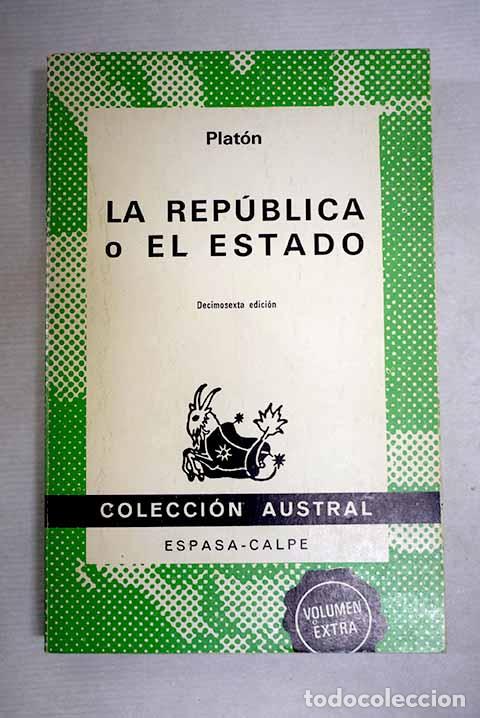 Libros: La rep&uacute;blica: Plat&oacute;n.- Plat&oacute;n - Foto 1