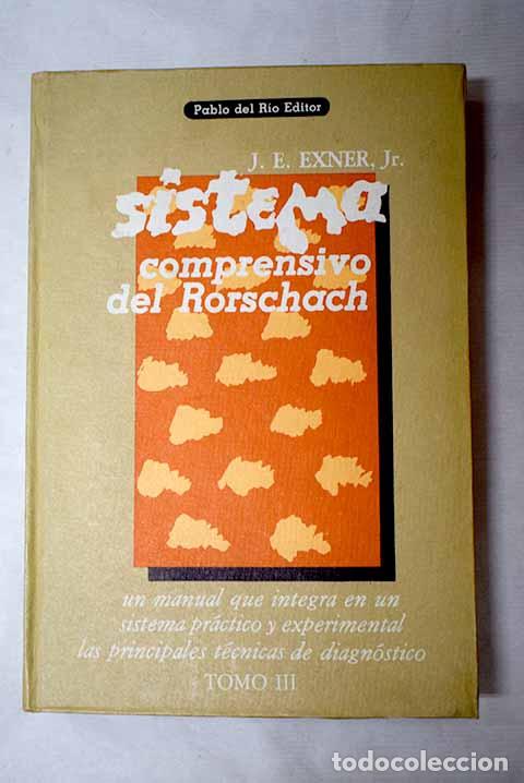 Libros: Sistema comprensivo del Rorschach, tomo III.- Exner, John E.